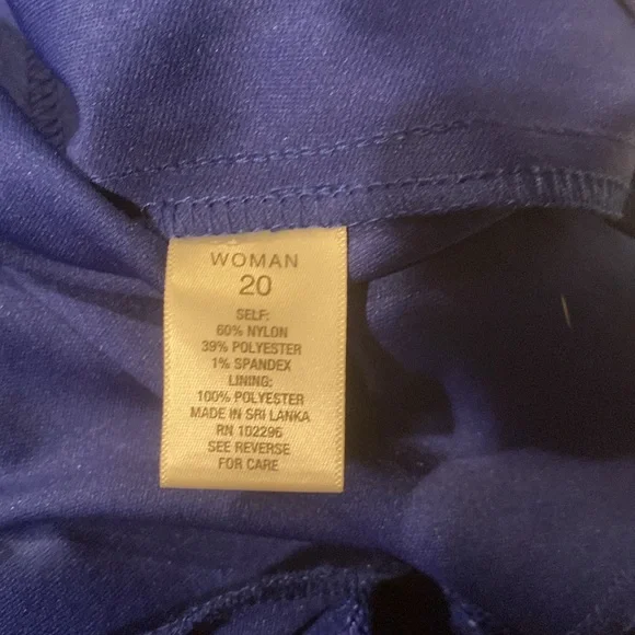 20 Roz & Ali blue sparkle dress - NWT - Picture 6 of 6